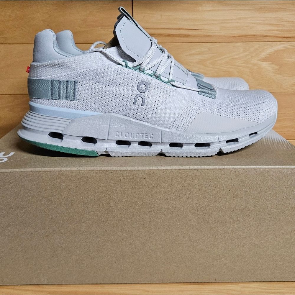 On Running Cloudnova Undyed White Glacier Running Shoe Sneaker 269788 - Picture 13 of 13